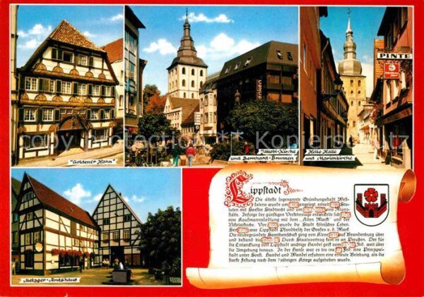 Lippstadt Goldener-Hahn Bernhard-Brunnen Amtshaus