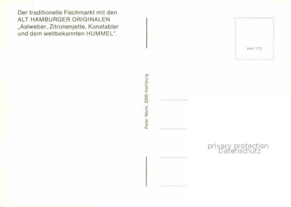 Hamburg Fischmarkt Hafen – Bild 2