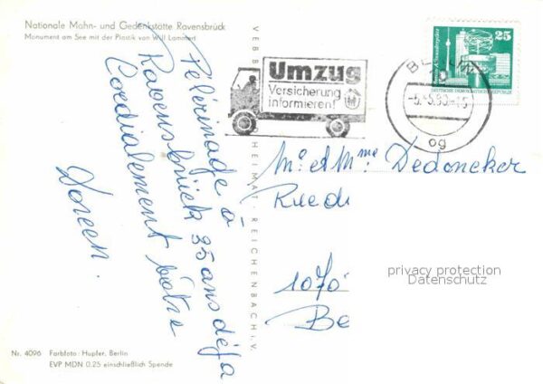 Ravensbrueck Nationale Mahn- und Gedenkstätte Plasti – Bild 2