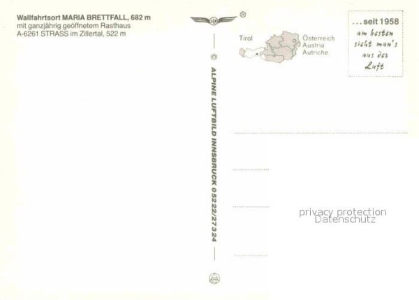 Strass Zillertal Fliegeraufnahme Wallfahrtsort Maria Bre – Bild 2
