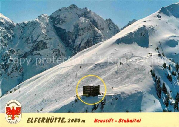 Neustift Stubaital Tirol Fliegeraufnahme Elferhütte