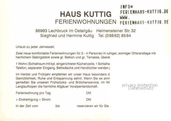 Lechbruck See Haus Kuttign Ferienwohnungen – Bild 2
