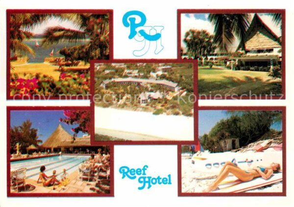 Mombasa Reefhotel Strand Freibad Fliegeraufnahm