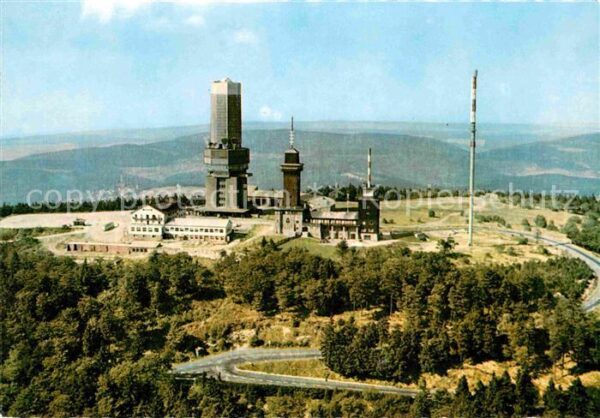 Feldberg Taunus Fliegeraufnahme Sendetürm