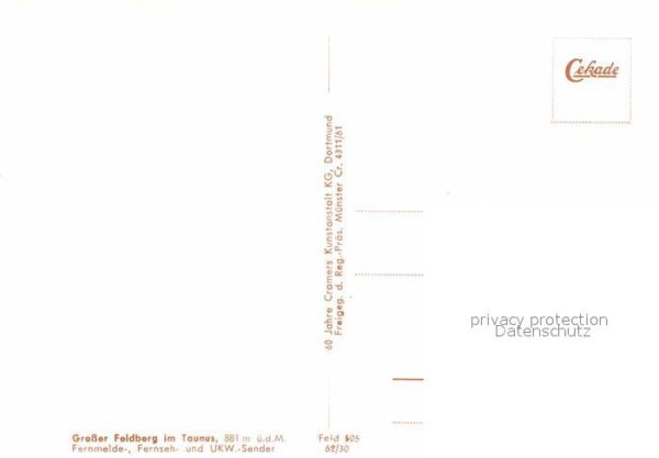 Feldberg Taunus Fliegeraufnahme Sendetürm – Bild 2