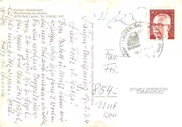 Oberheining Salzach Pension Fleischmann Laufen – Bild 2