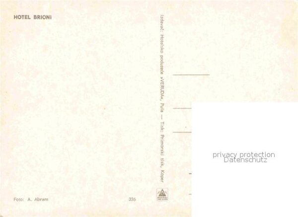 Pola Pula Croatia Hotel Brioni – Bild 2