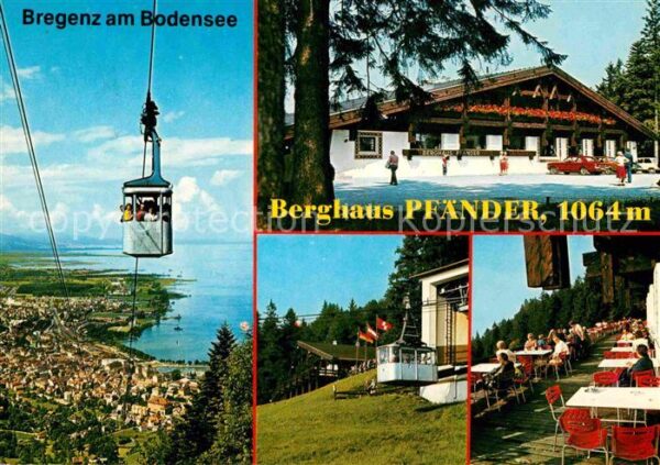 Bregenz Bodensee Berghaus Pfänder Pfänderbahn