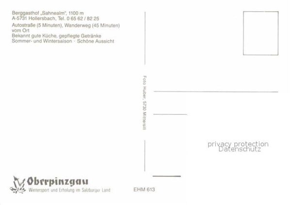 Hollersbach Pinzgau Berggasthof Sahnealm – Bild 2