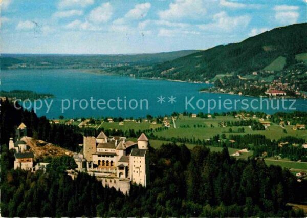 Tegernsee Fliegeraufnahme Schloß Ringberg