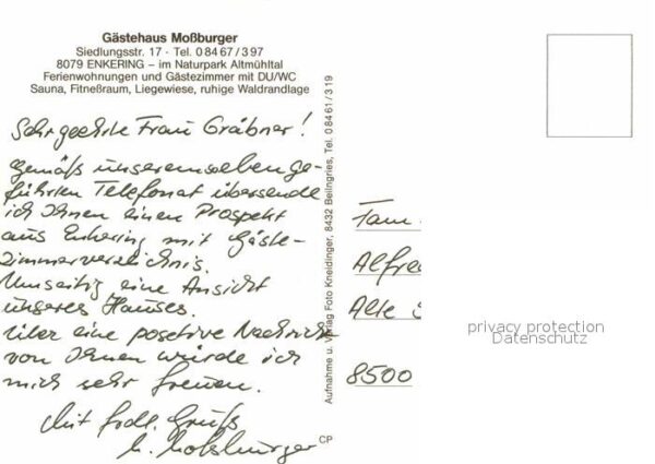 Enkering Gästehaus Moßburger – Bild 2