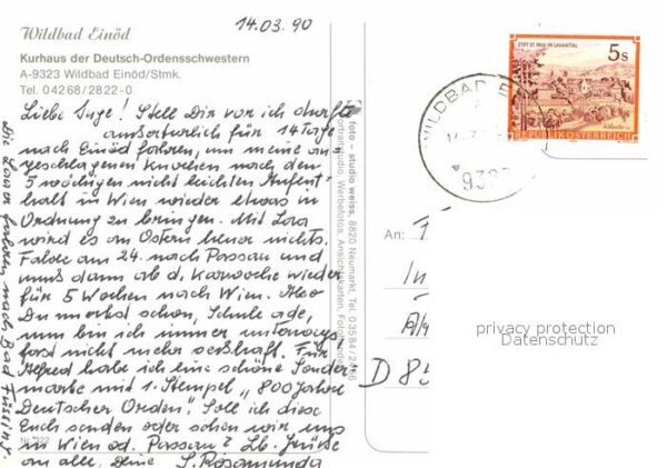 Wildbad Einoed Kurhaus der Deutschen Ordensschwestern – Bild 2