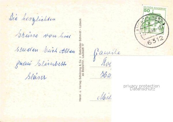 Laubach Hessen Schloß Teich Rathaus Bocciaplatz Cafe a – Bild 2