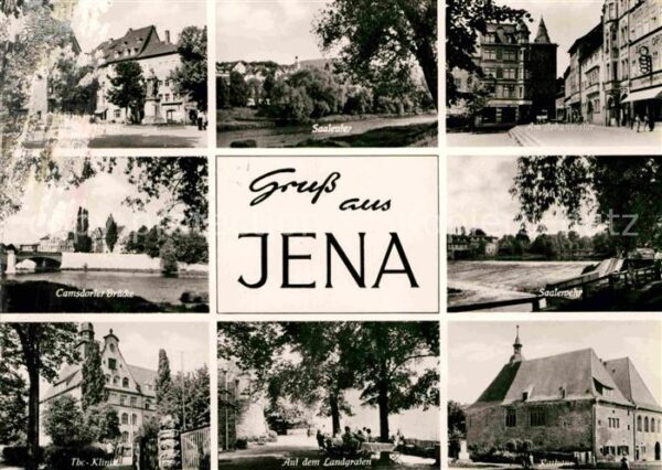 Jena Thueringen Saaleufer Johannistor Saalewehr Camsdor