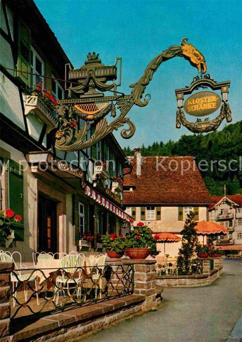 Bad Herrenalb Mönchs Posthotel Historische Klostersch