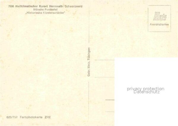 Bad Herrenalb Mönchs Posthotel Historische Klostersch – Bild 2
