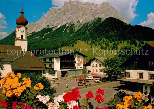 Ehrwald Tirol mit Zugspitze