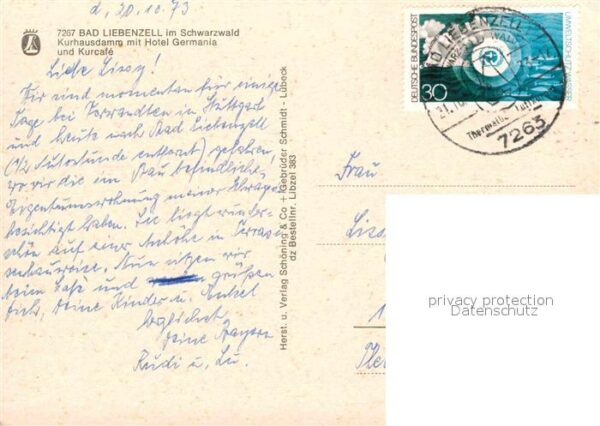 Bad Liebenzell Kurhausdamm mit Hotel Germania und KurC – Bild 2