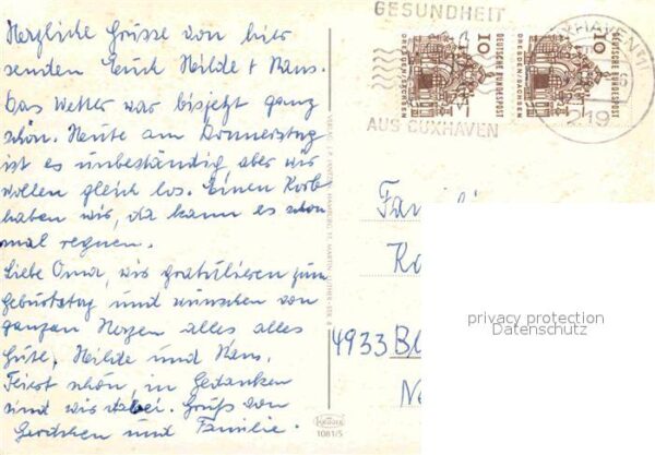 Cuxhaven Duhnen Nordseebad Wattwagen Strandleben – Bild 2
