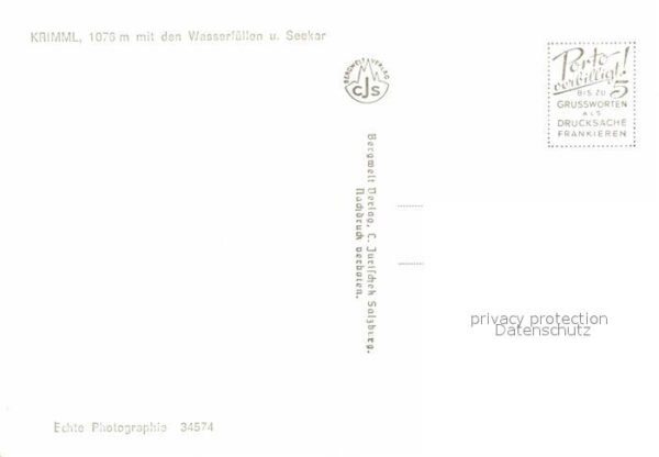 Krimml Fliegeraufnahme mit Wasserfällen und Se – Bild 2