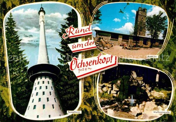 Ochsenkopf Asenturm Weißmainquelle Fernsehturm