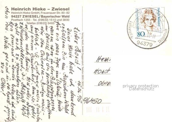 Zwiesel Niederbayern Heinrich Hieke Bayerwald Bärwurzerei – Bild 2