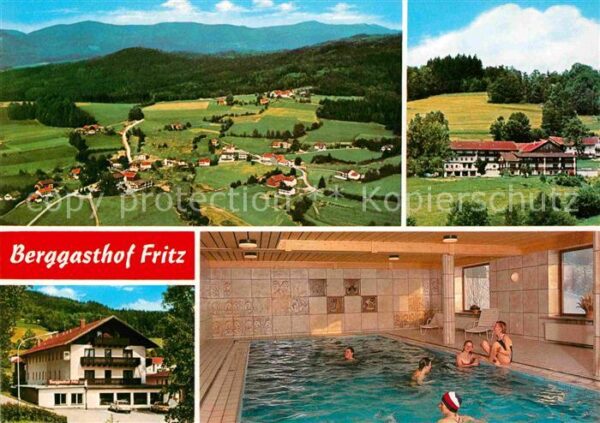 Drachselsried Berggasthof Fritz Fliegeraufnahme Schwi