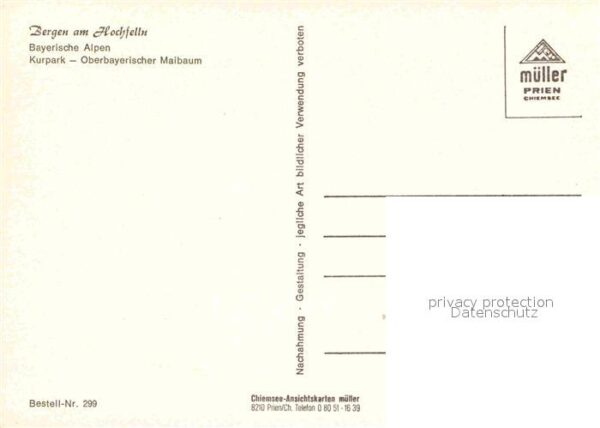 Bergen Chiemgau Kurpark Oberbayerischer Maibaum Gasthau – Bild 2
