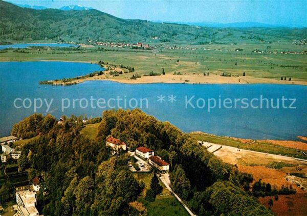 Kochel See Fliegeraufnahme Schloß Aspenstein Georg