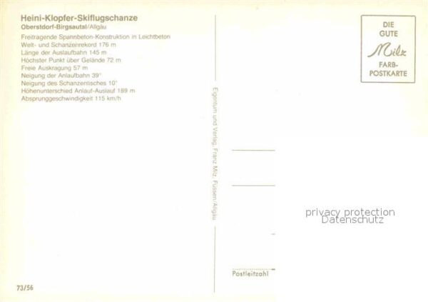 Oberstdorf Birgsautal Heini Klopfer Skiflugschanze – Bild 2
