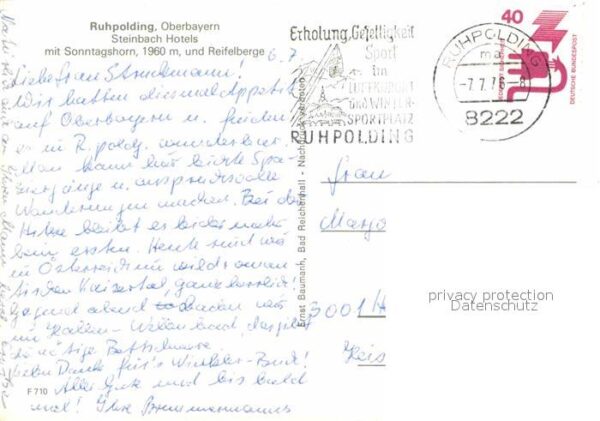 Ruhpolding Fliegeraufnahme Steinbach Hotels mit So – Bild 2