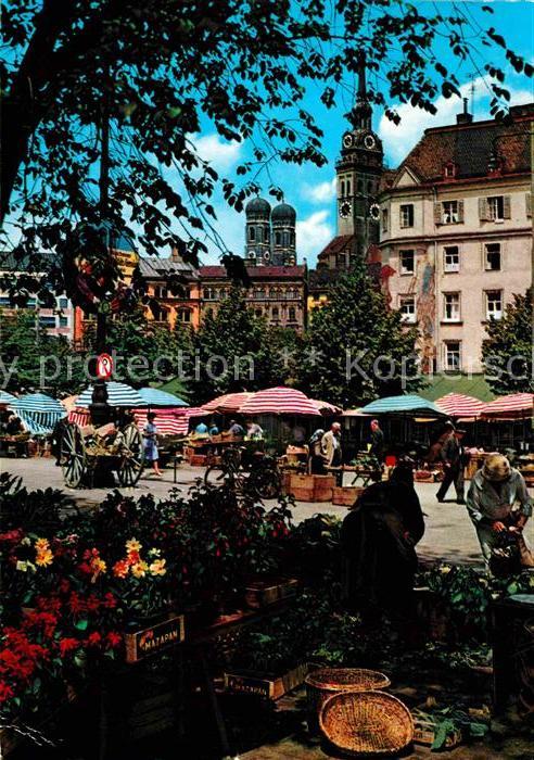 Muenchen Viktualienmarkt
