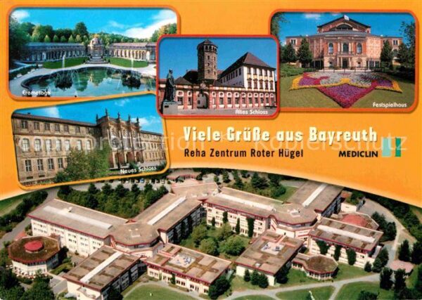 Bayreuth Fliegeraufnahme Reha Zentrum Roter Hüge