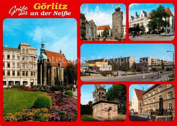Goerlitz Sachsen an der Neiße Stadtpartien Kirche
