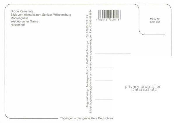 Schmalkalden Fachwerk Große Kemenate Schloss-Wilhelm – Bild 2