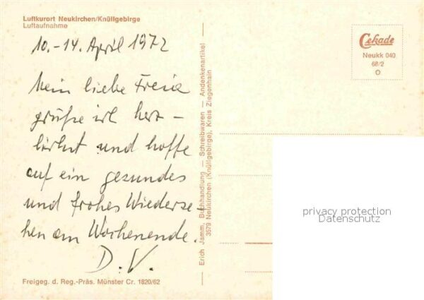 Neukirchen Knuellgebirge Fliegeraufnahme – Bild 2