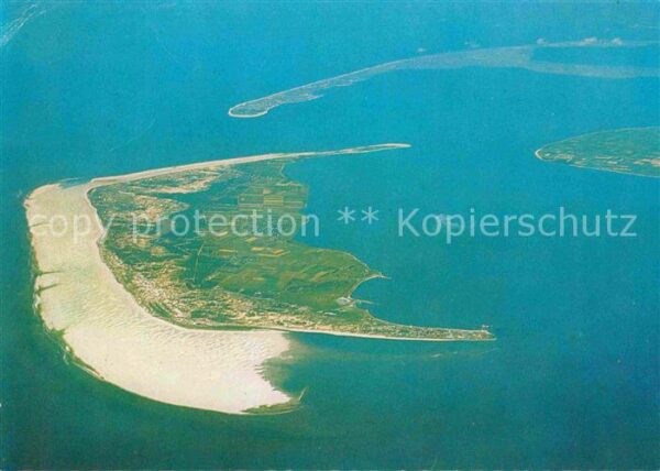 Amrum Fliegeraufnahme mit Insel-Sylt und Föhr