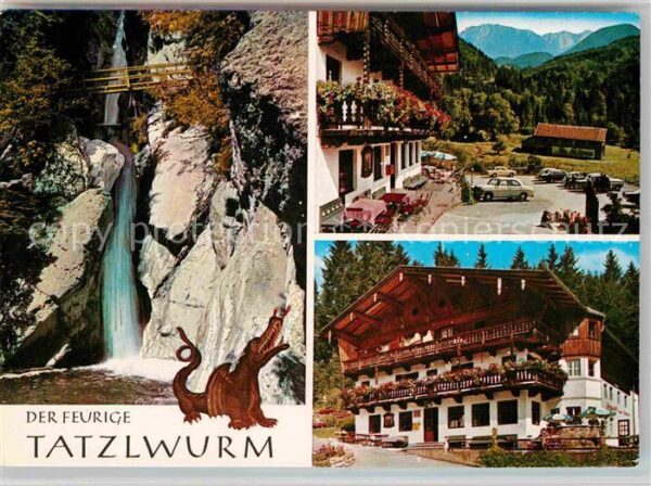 Bayrischzell Tatzelwurm Wasserfall Alpengasthof zum