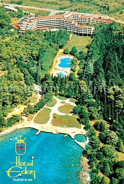 Rovinj Istrien Hotel Eden Bucht Fliegeraufnahme