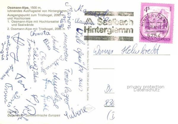 Hinterglemm Saalbach Ossmann Alpe Ausflugsziel Allgäuer Alpe – Bild 2