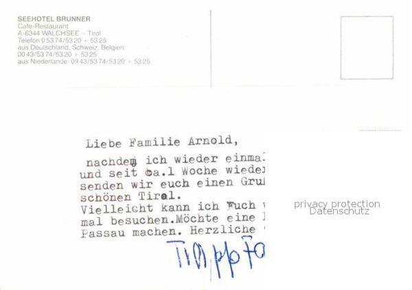 Walchsee Tirol Seehotel Brunner Terrasse Badestrand – Bild 2