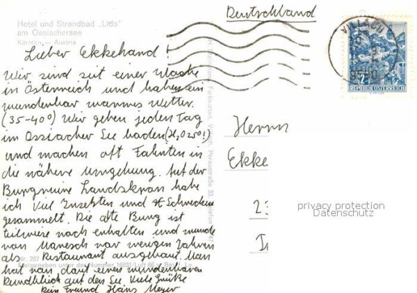 Ossiachersee Hotel und Strandbad Lido Fliegeraufnahm – Bild 2