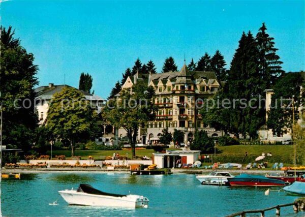 Velden Woerthersee Seehotel Carinthia Bootfahren