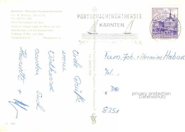 Poertschach Woerthersee Gasthof Pension Karawankenblick – Bild 2