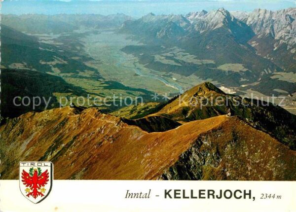 Kellerjoch Panorama Inntal Alpen Fliegeraufnahme