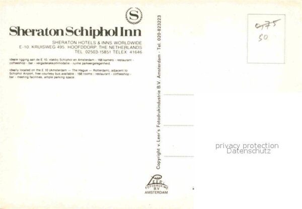 Hoofddorp Sheraton Schiphol Inn Hotel – Bild 2