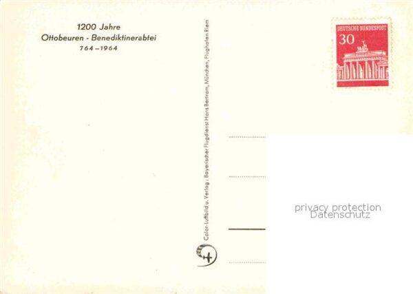 Ottobeuren Benediktinerabtei Fliegeraufnahme – Bild 2