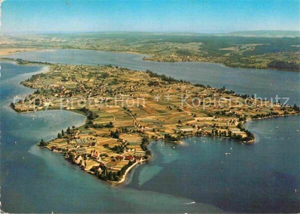 Insel Reichenau Fliegeraufnahme