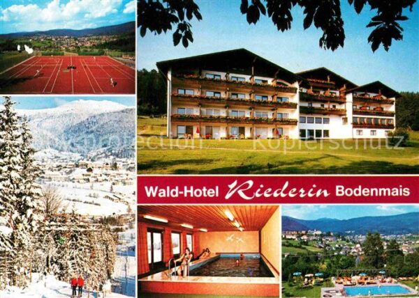 Bodenmais Waldhotel Riederin Hallenbad Swimming P