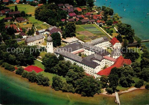 Frauenchiemsee Kloster Fliegeraufnahme